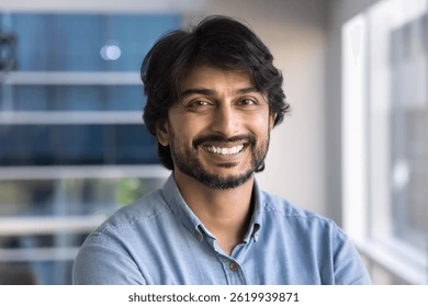 head shot portrait happy indian 260nw 2619939871